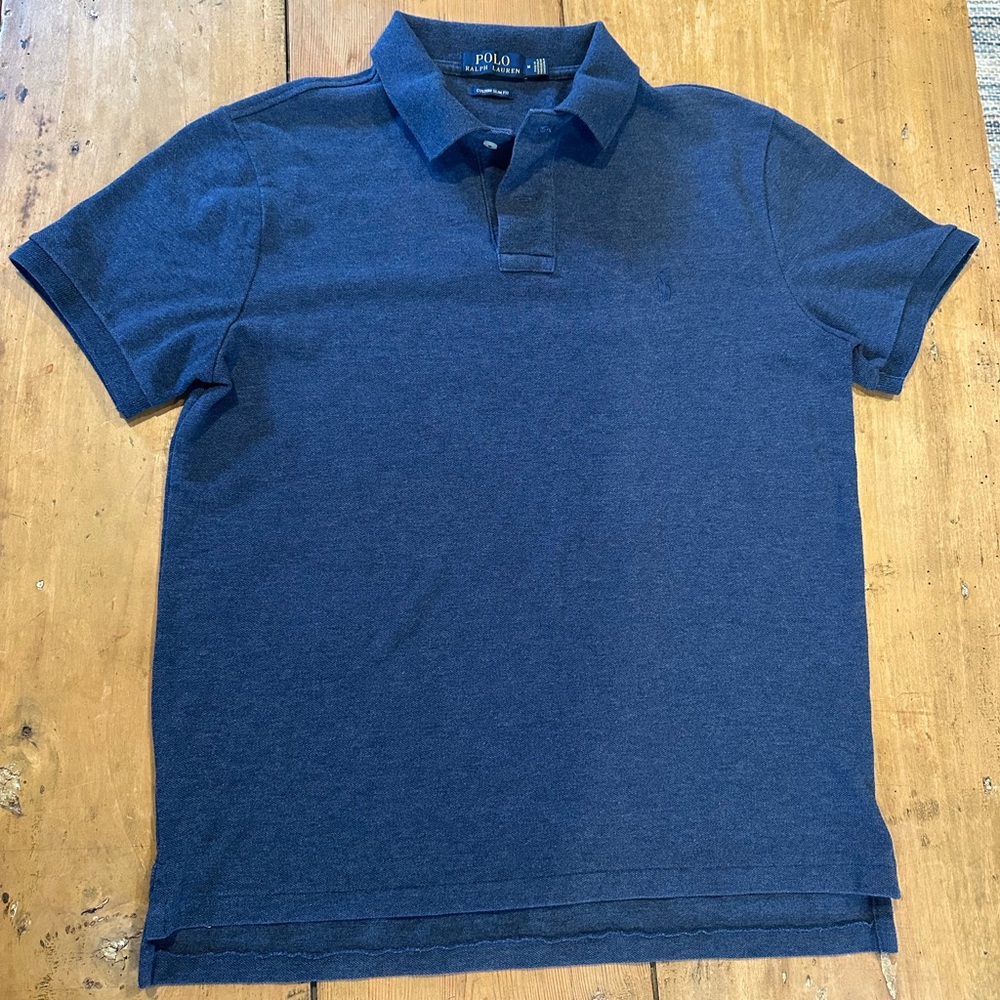 Polo by Ralph Lauren Men's Classic Blue Polo Shirt